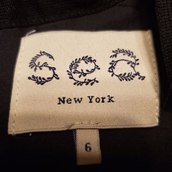 Sea New York black eyelet runch dress size 6 - Picture 2 of 4